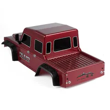 

For 1/10 TRX4 TRX-4 Wheelbase RC Car PVC Body Shell for Defender D110 Pickup SCX10 90046 Modification 313mm