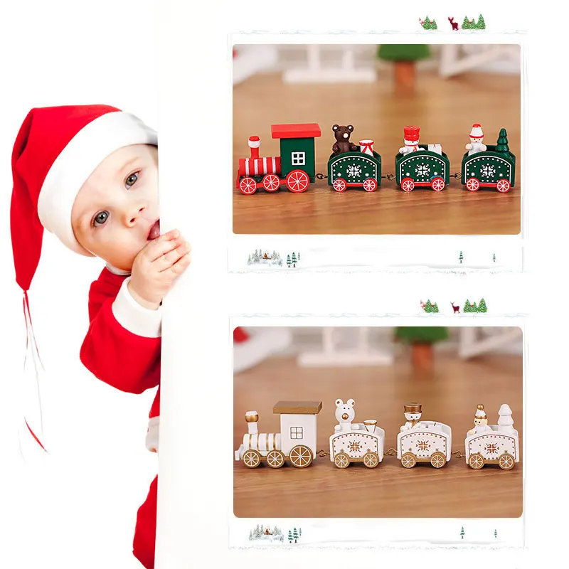 

New Christmas Santa Kids Train Toy for Christmas Tree Festival Party Decor Present Christmas Party Gifts Kids Birthday Gifts
