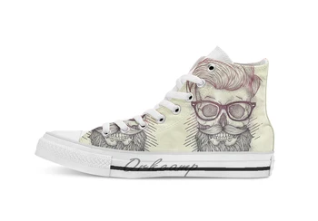 

Hipster is Dead breathable Casual High Top lace-up Canvas shoes sneakers Drop shipping