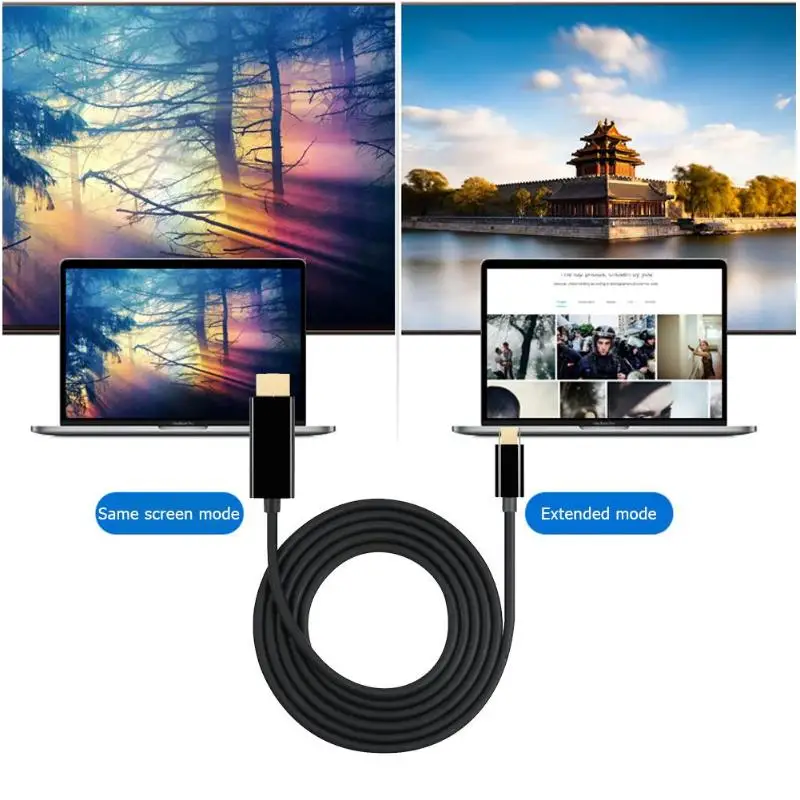 1,8 m USB 3,1 type-C к HDMI кабель 1080P HD дисплей адаптер для проектора