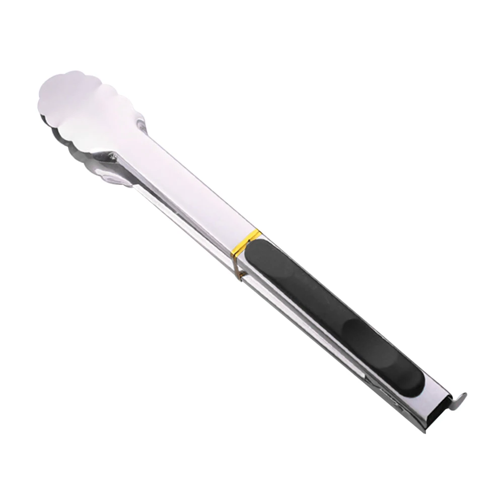 Barbecue Clip Easy Clean Home Kitchen Handheld Grilling Frying BBQ Outdoor Camping Cooking Tongs Stainless Steel Food Restaurant |
