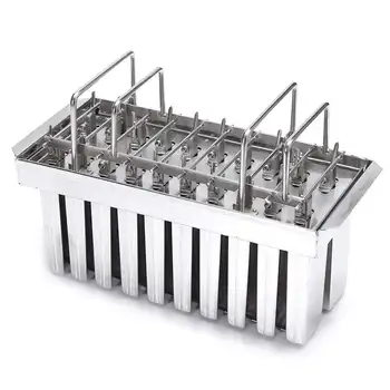 

20 Lattice stainless steel Ice Cream Mold Froze Ice Cube Molds Popsicle Holder Maker DIY Homemade Freezer Ice Lolly Maker Mould