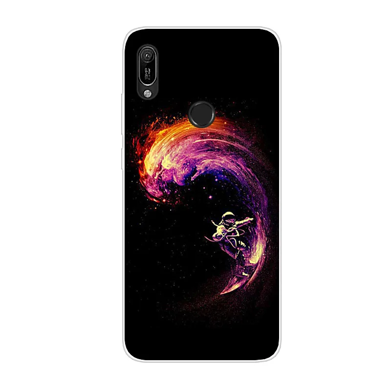 Чехол 6 09 дюйма для Huawei Y6 2019 силиконовый мягкий ТПУ чехол телефона Y6s Y Y5 6Y тонкий
