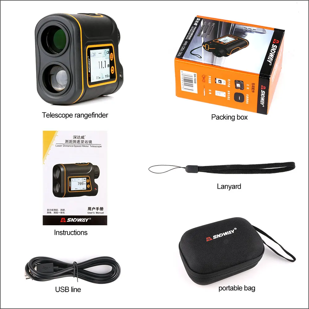 SNDWAY Laser Rangefinders Telescope Laser Distance Meter Hunting RangeFinder Tape Measure Roulette 1000m 1500m Golf Range Finder SNDWAY Laser Rangefinders Telescope Laser Distance Meter Hunting RangeFinder Tape Measure Roulette 1000m 1500m Golf Range Finder