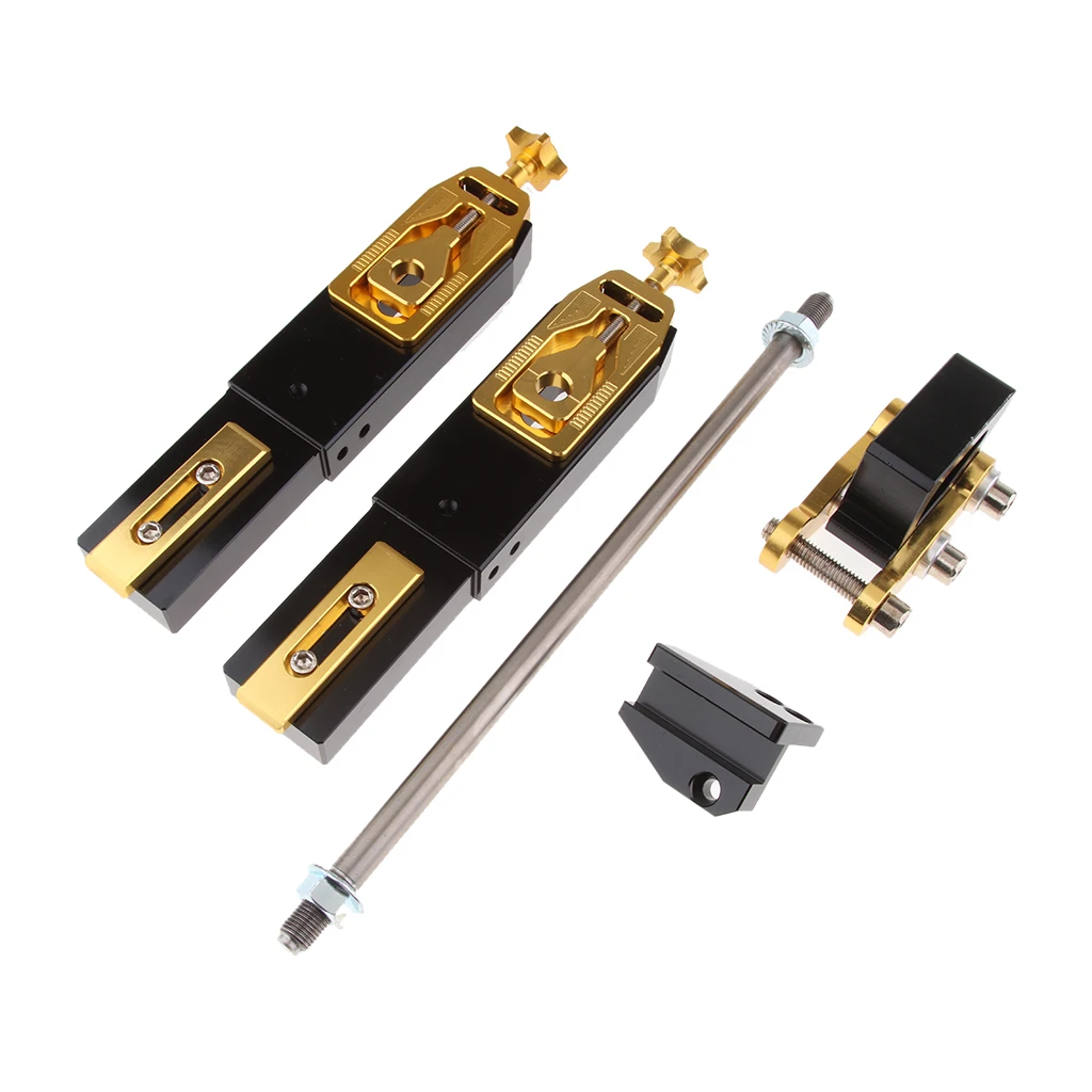 

2 Pieces Durable Swingarm Extended Kit Swing Arm Extension Universal For Honda GROM MSX125