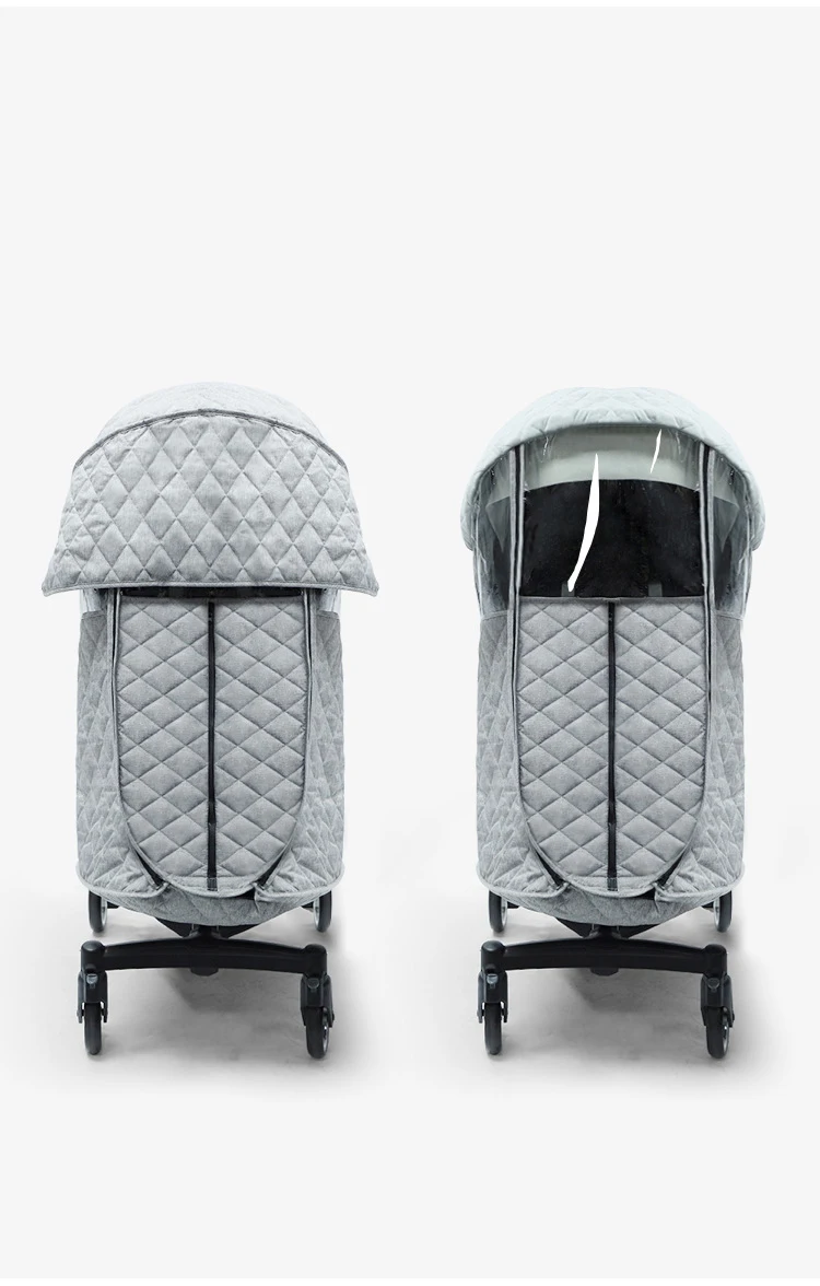 baby stroller cover net Universal Winter Thicken Baby Stroller Rain Cover Weather Wind Sun Shield Transparent Breathable Trolley Raincoat Accessories baby stroller accessories and parts	