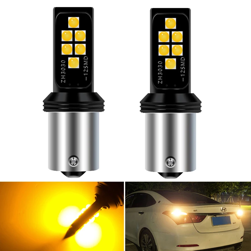 2x светодиодный 1156 P21W BA15S Canbus 3030 автомобильная лампа заднего хода DRL для Audi A4 B6 B7 B8 B9