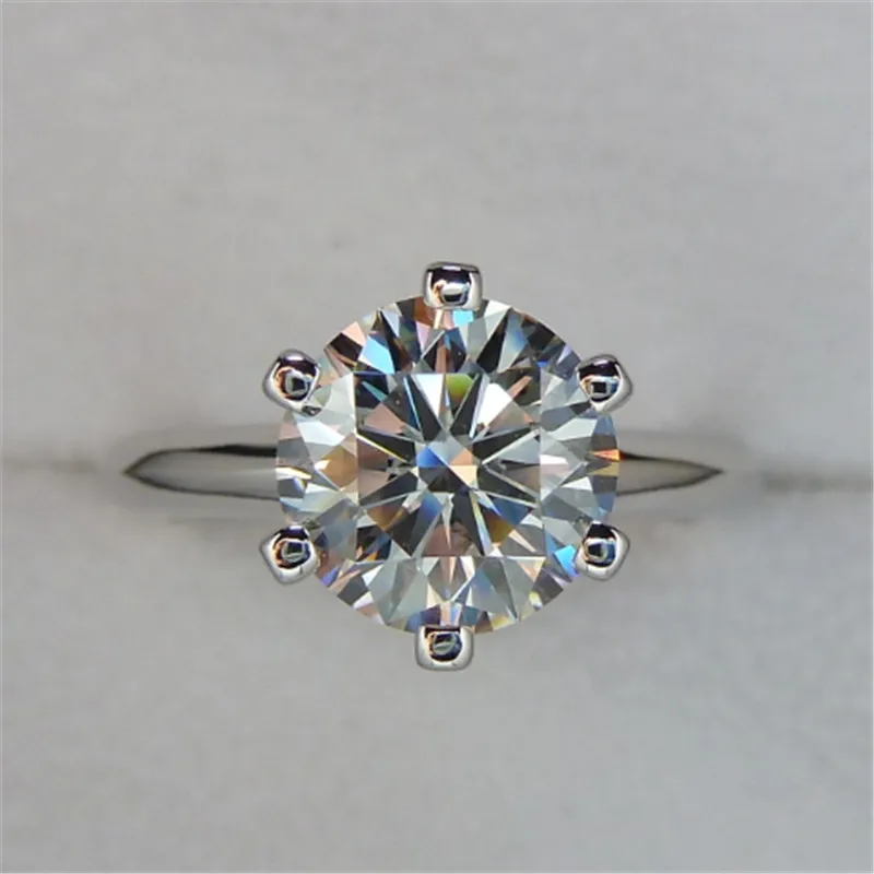 2020 Solitaire 1.5ct Lab Diamond Ring Original 925 sterling silver Engagement Wedding band Rings for Women Bridal Fine Jewelry | Украшения