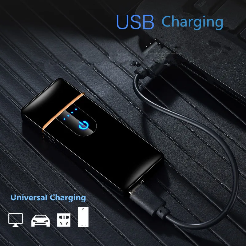 Зажигалка с сенсорным выключателем зажигалка для сигарет USB зажигалки