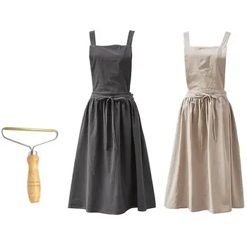 

Pellet Cut Machine Epilator Reusable Hair Ball Trimmer with 2Pcs Nordic Simple Florist Apron Cotton Linen Apron