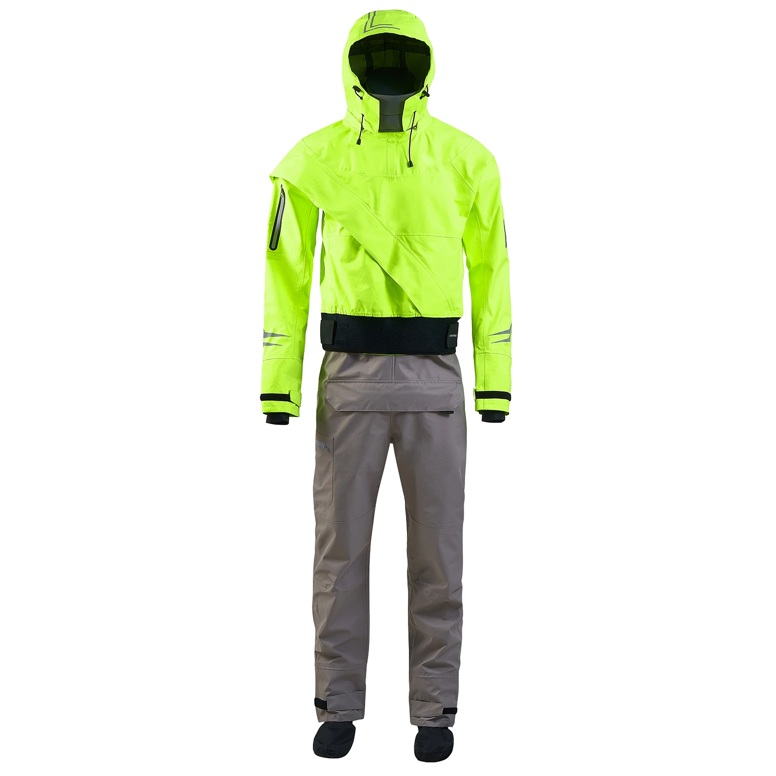 Men's Kayak Drysuits Surfing Swimming River Padding Three Layer