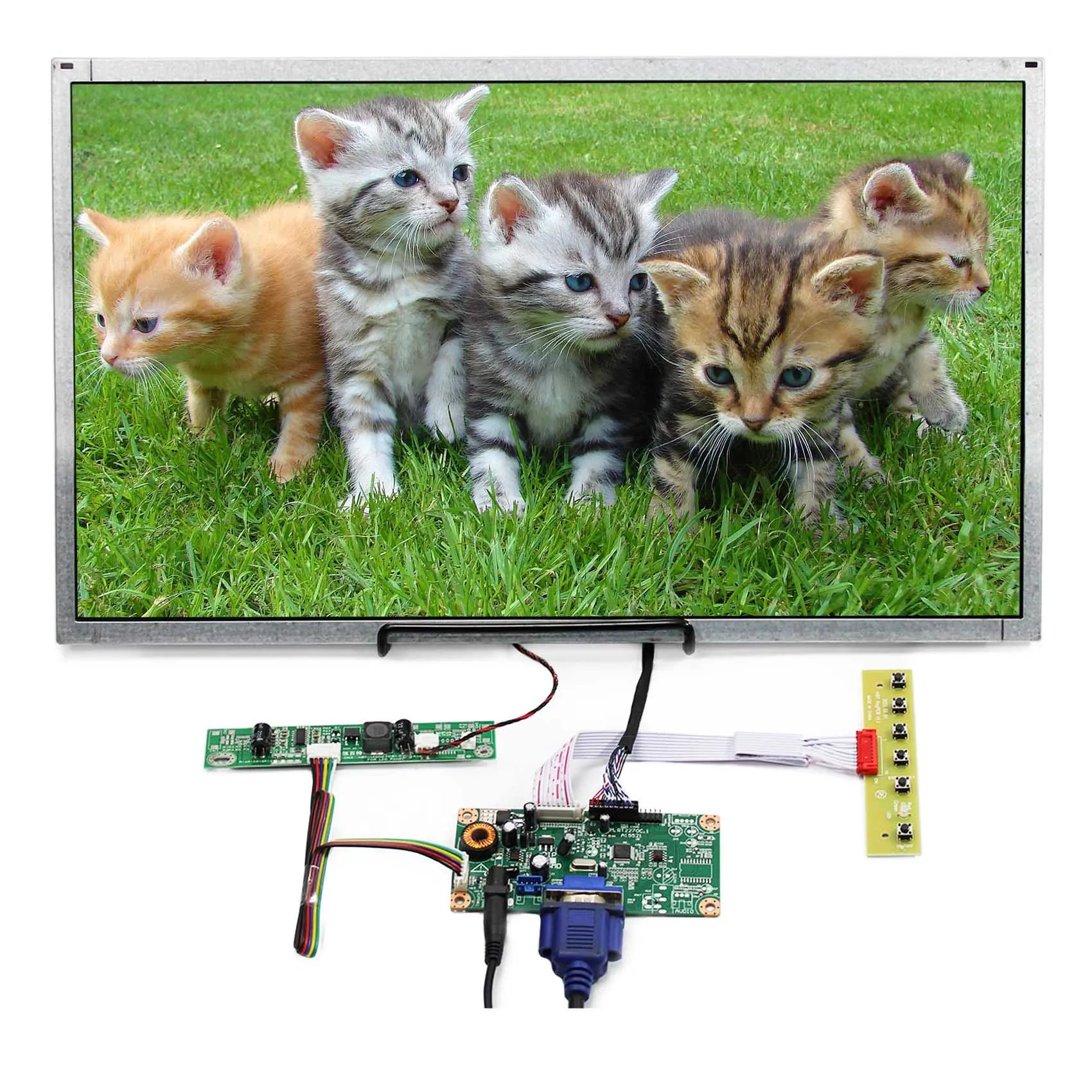 US $141.99 185 Inch LCD Panel M185BGEL22 Contrast Ratio 10001 Replacement Screen With VGA LCD Controller Board