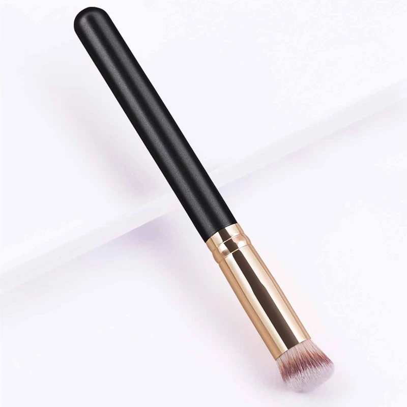 ZZDOG 1/2Pcs Professional Makeup Brushes Set High-End Foundation Concealer Contour Blending Beauty Brush Frosted Wooden Handle