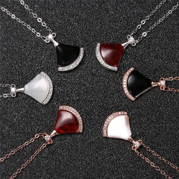 

Never-fading alloy snake string decoration original necklace, classic micro-label, colorful gemstone birthday gift