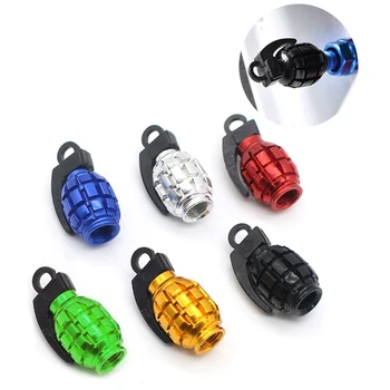 

4pcs/Set Aluminum Alloy Car Tire Valve Caps Hand Thunder Cap Design Car Truck Air Port Cover Tire Rim Car Accessories styling