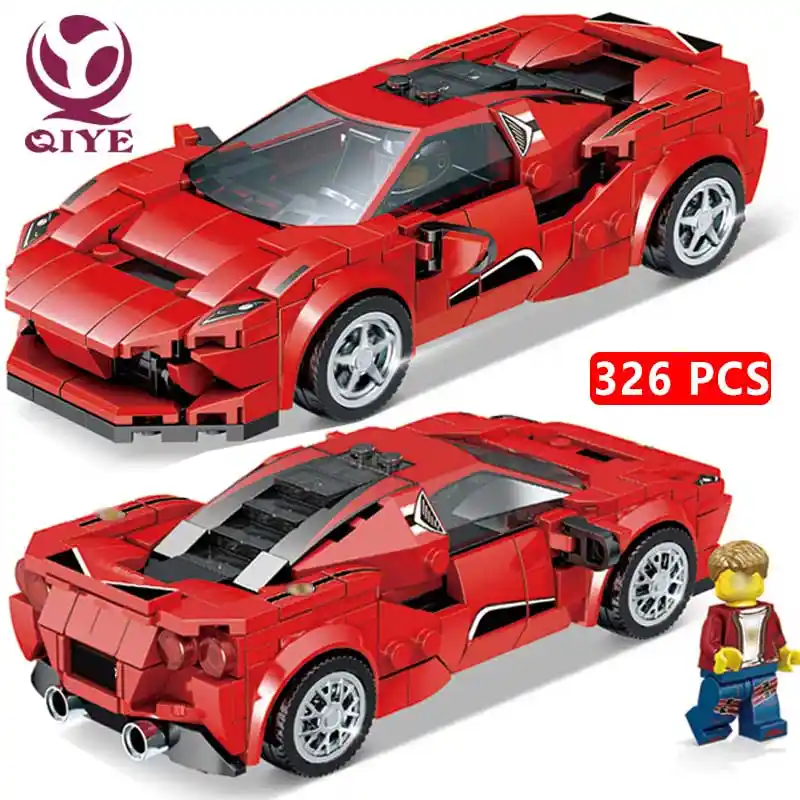playmobil red car