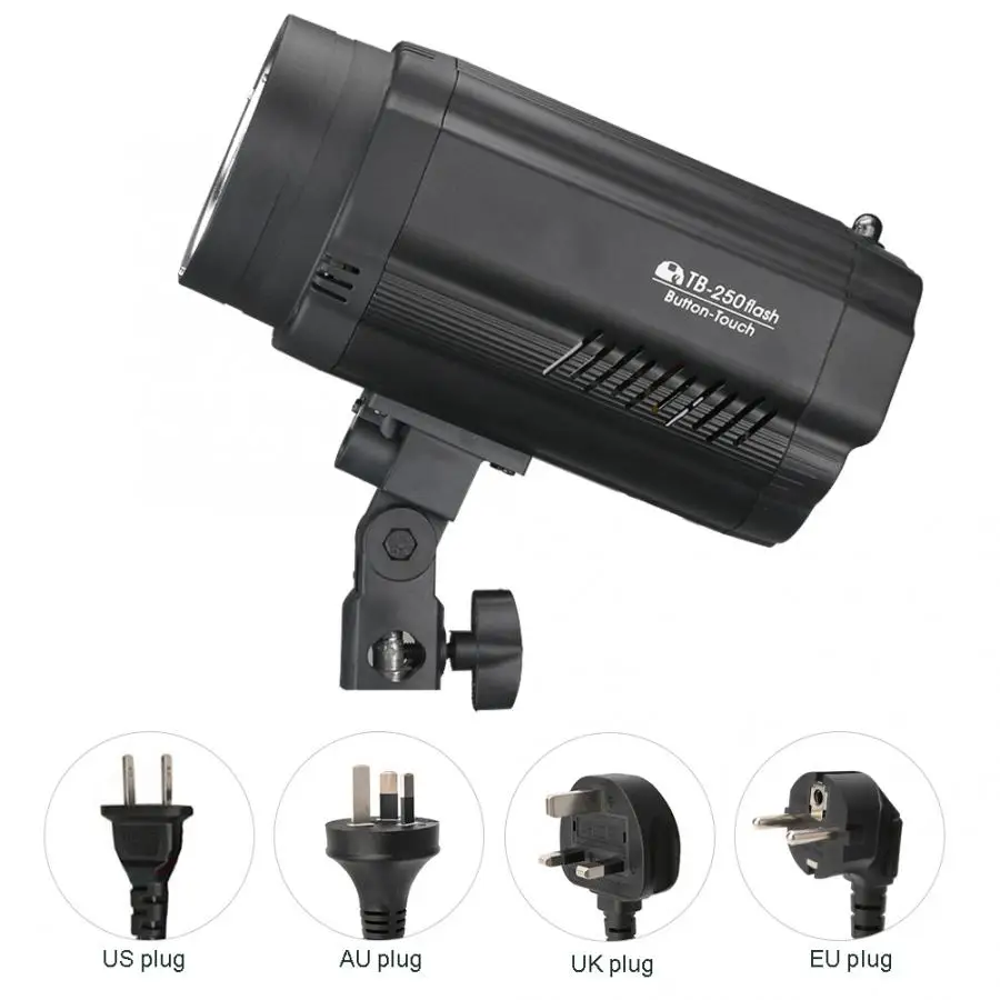 NiceFoto TB-250 250W 5500K GN55 Фотостудия Flash светильник 50W Slave Bulb Studio Flash светильник
