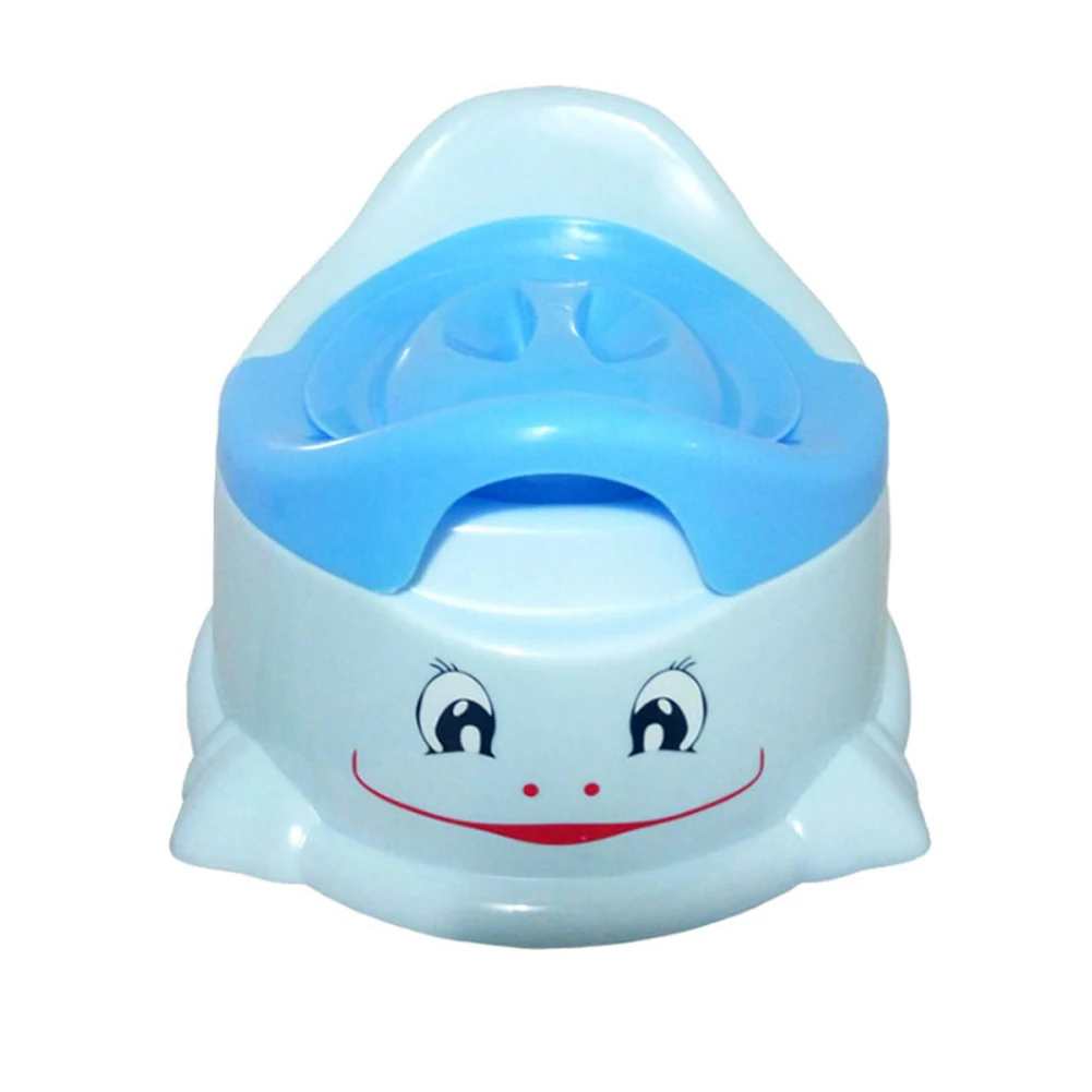 Синий Portable Baby Potty Toilet Car Cute Cartoon Girls Boy Potty Kids Chair Toilet Seat Training Pot Hot Sales - Цвет: Синий