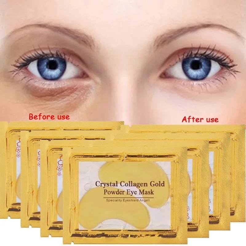 5Pair=10Pieces Gold collagen Eye serum Patches eye mask for face Care Moisturizing Dark Circles Remove Mask Eyes Serum |