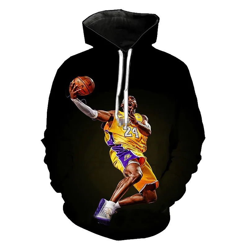 Новая мода Kobe Bryant Dunk 3D печатная Толстовка для мужчин и женщин с длинным рукавом в