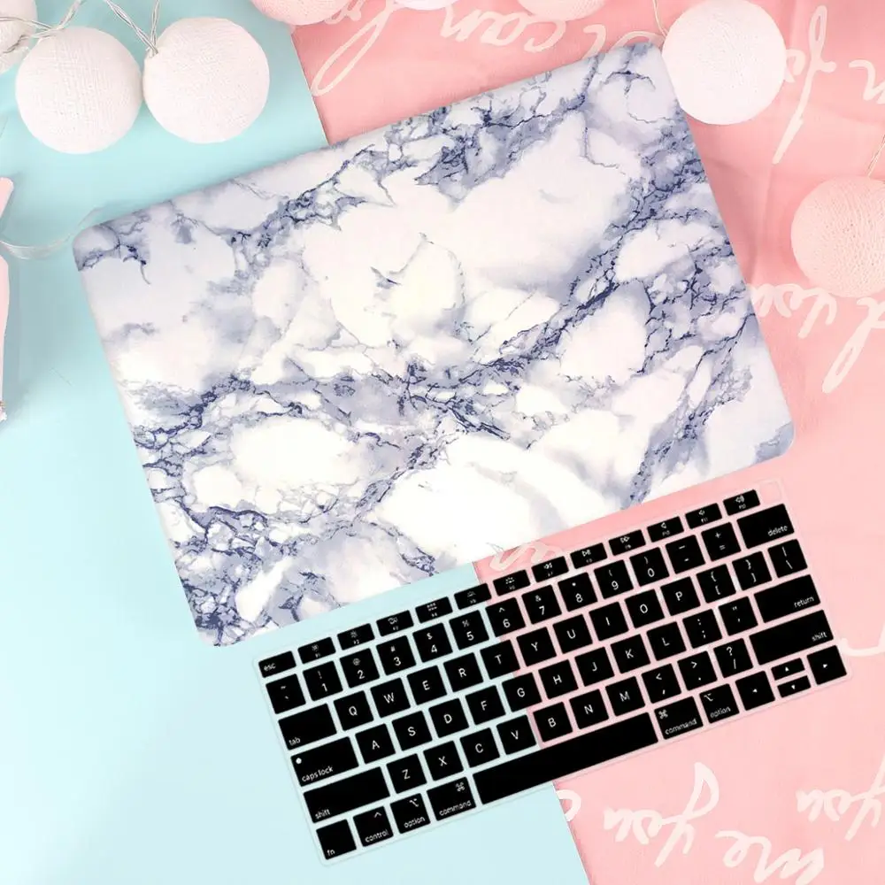 Чехол для ноутбука Macbook Air 13 A1932 Mac Book retina Pro 13 1" сенсорная панель A2159 A1706 A1708 A1707 крышка клавиатуры - Цвет: Purple