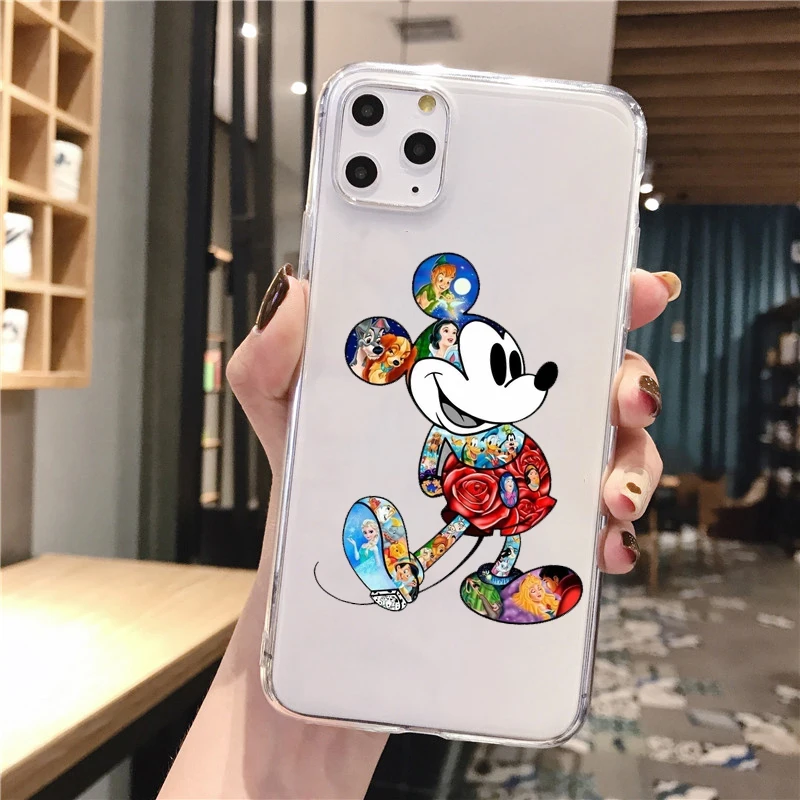 Мягкий силиконовый чехол для телефона Disneys Mickeys mouse из ТПУ для iPhone SE 5 5S 11 Pro MAX XR XS MAX 6 6S 7 8 Plus, чехол для телефона