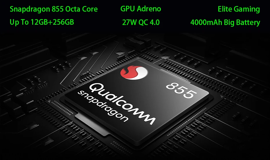 Восьмиядерный QC4.0 глобальная версия Xiaomi Black Shark 2 8 Гб 128 ГБ игровой Смартфон Snapdragon 855 6,3" полный экран мобильного телефона