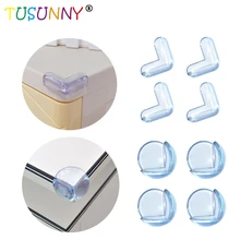 TUSUNNY, 10 шт., защитный силиконовый чехол для детей, защита углов стола, защита для детей