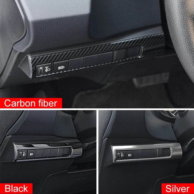 Stainless Car Head Lamp Light Switch Headlight Adjustment Knob Panel Control Trim For Toyota Corolla E210 2019-2022 2023 2024 5