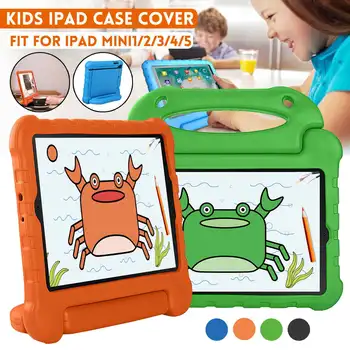 

7.9inch EVA Case for iPad mini 1 2 3 4 5 Hand-Held Shockproof Full Body Cover Portable Handle Stand for Kids for iPad mini Case