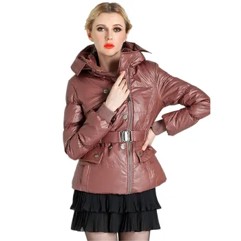 

Factory outlets Women's Down Jacket Thicken Warm Korean Slim Casual Jacket Hooded Clearance Specials White Duck coats wq2561