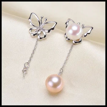 

Unique Design Hot Pearl Earrings Mountings, Drop Earrings Findings Settings Jewelry Parts Fittings Drop Earrings Accessories
