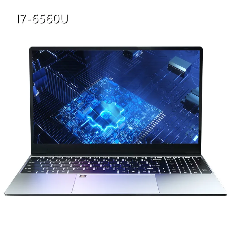 2021 nueva 15,6 pulgadas 1920*1080 IPS pantalla Core i7 6560U DDR4 16GB 128G/256G/512G/1TB M.2 NVME SSD de retroiluminada Windows 10 portátil