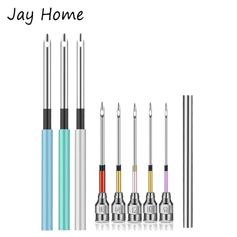 Embroidery Pen Punch-Needle-Sets Sewing-Tools Cross-Stitch Crochet-Knitting Stainless-Steel