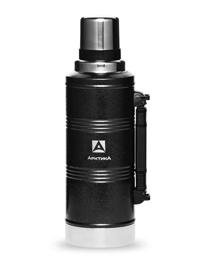 Термос с узким горлом американский дизайн 106-2200P с ручкой Арктика