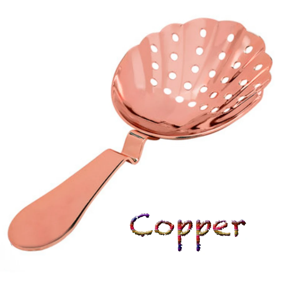 Premium Stainless Steel Hawthorn Cocktail Strainer - Professional Bar Tool