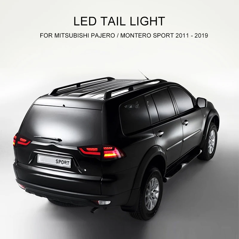 Светодиодный задний фонарь для Mitsubishi Pajero / Montero Sport 2011 2019 левый и правый цвет