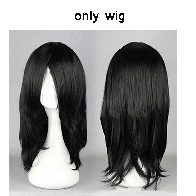 only wig Супер Злодей Ким возможно костюм шего женский костюм на Хэллоуин лайкра спандекс зентай костюм Shego Косплей костюмы и парик Дети - Цвет: only wig