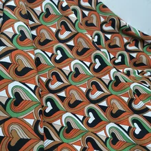 Новая мода креп Печать платье ткань брюки рубашка подкладка ткань шифон DIY материал