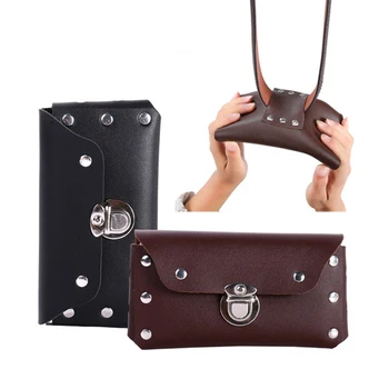 

Men's Waist Bag Trend Willow Nail Clamshell Buckle Mobile Phone Bag Purse Wear-resistant Belt Single Layer Lightweight Waist Bag
