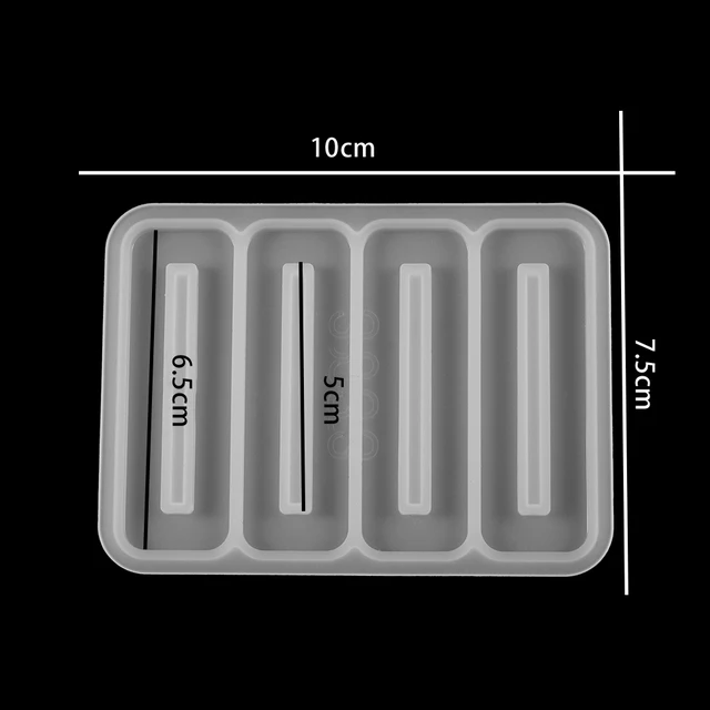 Barrettes Silicone Molds Metal Geometric Hair Clips Epoxy Resin Mold For DIY Resin Hairpin Crafts Jewelry Making Accessorires 3