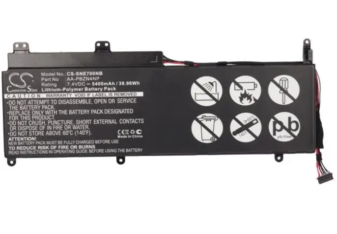 Cameron sino 5400 мА/ч, батарея для SAMSUNG 700T серии 7 Сланец серии 7 XE700 XE700T1C XE700T1A XE700T1A-A02 XE700T1A-A06US