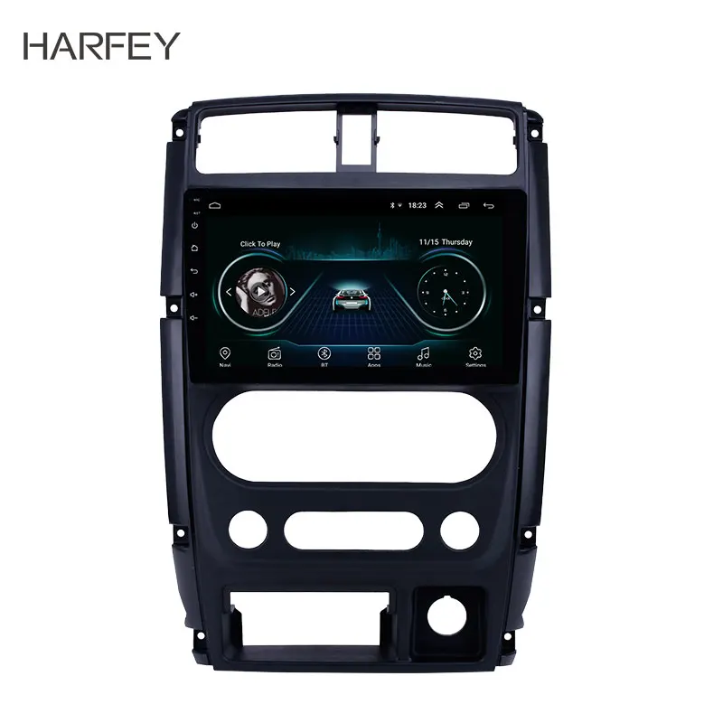 Автомобильный мультимедийный плеер Harfey 2din 9 дюймов Android 8 1 автомобильное GPS радио