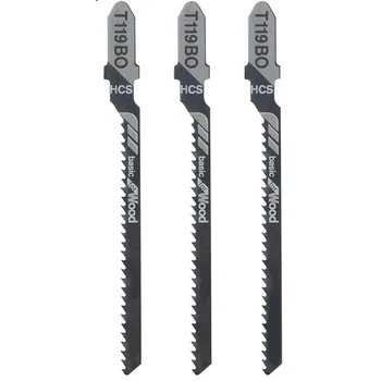 

5pcs 3” 12TPI HCS T-Shank Jigsaw Blades T119BO Pro for Bosch Tools Wood Cutting#