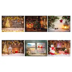 Рождество фон ткань деликатные вечерние новогодние снежные подарки фотографический семейный Декор необходимые товары для домашнего