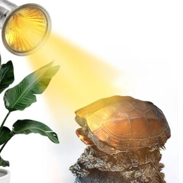 E27 25/50/75W UVA Heat Lamp Pet Reptile Heating Lamp Turtle Lizard Reptile Heater Bulb Emitter Pets Basking Bird Snake 110-220V 2