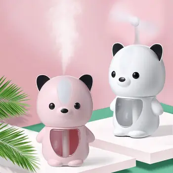

200ml USB Cute Cartoon Bear Air Humidifier with Colorful LED Night Light Desktop Ultrasonic Cold Mist Maker Sprayer