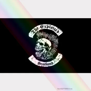 

The Exploited Scotland White New Flag New 2019 Women Men