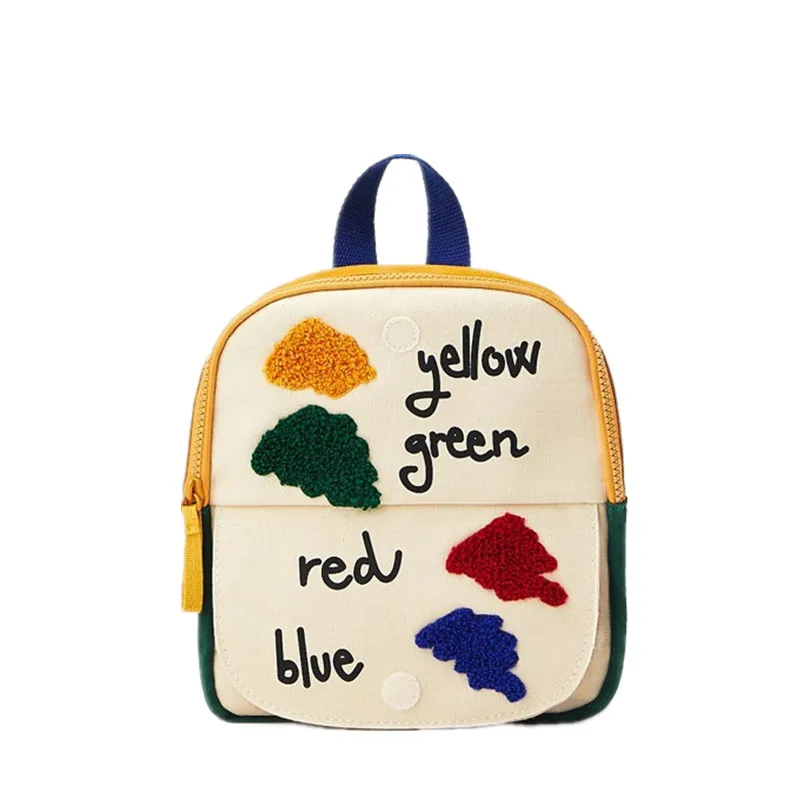 School-Bag Backpack Mini-Bag Children Bag Small Girls for Boys And Fun Color Stitching