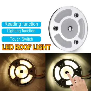 

LED Dual Lights Spotlight Downlight 400LM Touch Dimmer Ultra Thin Round Recessed LED Spot Light For Living Room, Caravans, ,etc.